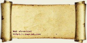 Isidor Kezić vizit kartica